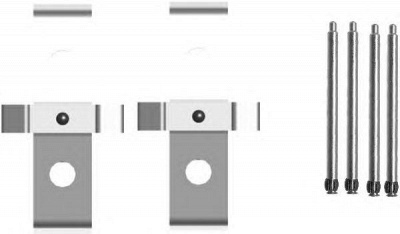 HELLA PAGID 8dz355205021 -  Комплектующие, колодки дискового тормоза